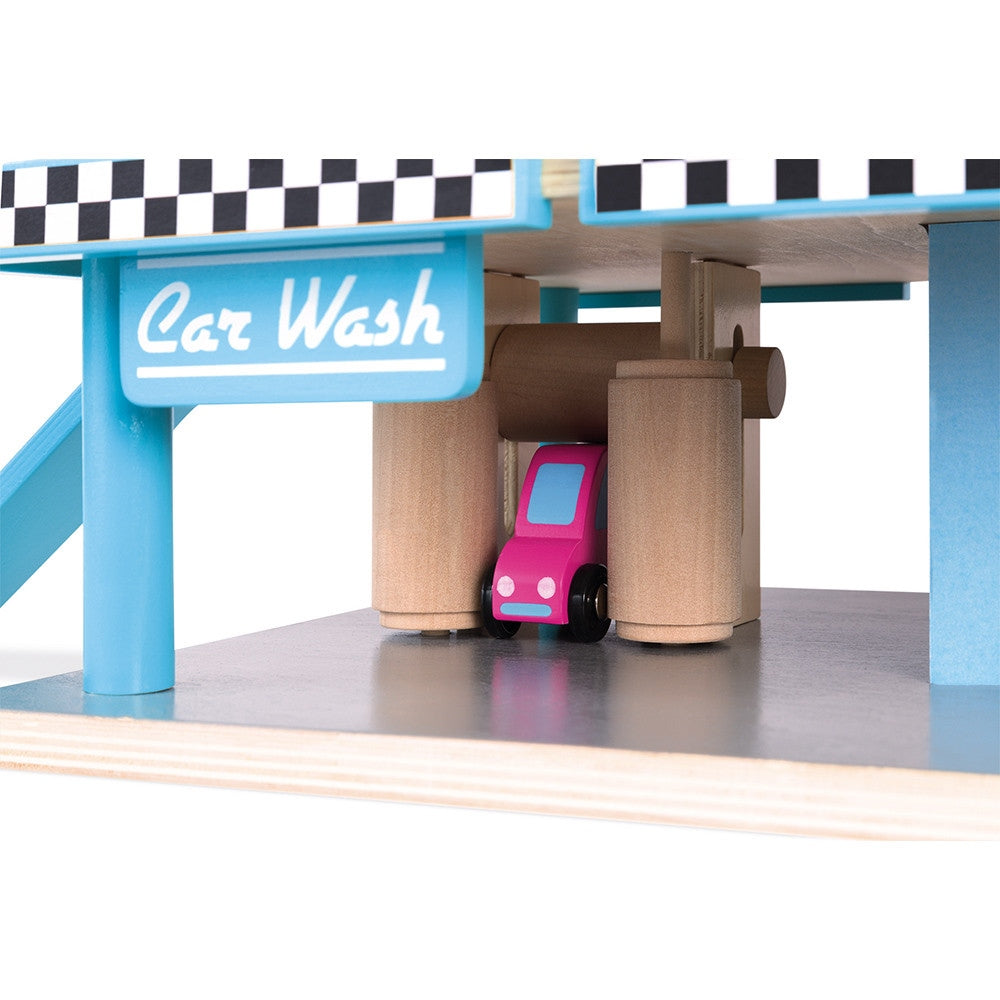 Janod Petrol Station Playset