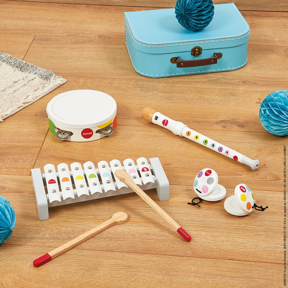 Janod Confetti 4-Instrument Wooden Musical Set