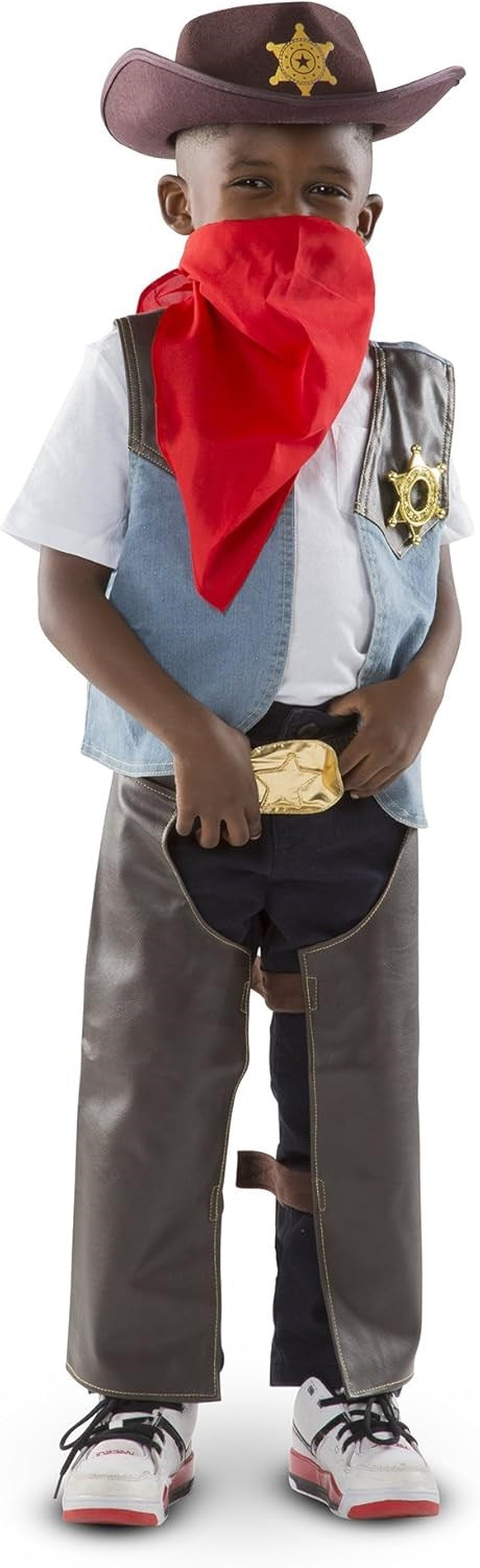 Melissa & Doug Cowboy Role Play Costume Set