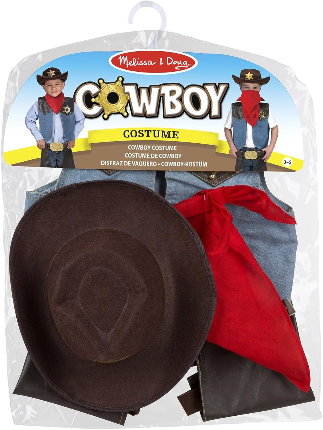 Melissa & Doug Cowboy Role Play Costume Set