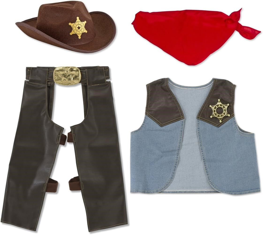 Melissa & Doug Cowboy Role Play Costume Set