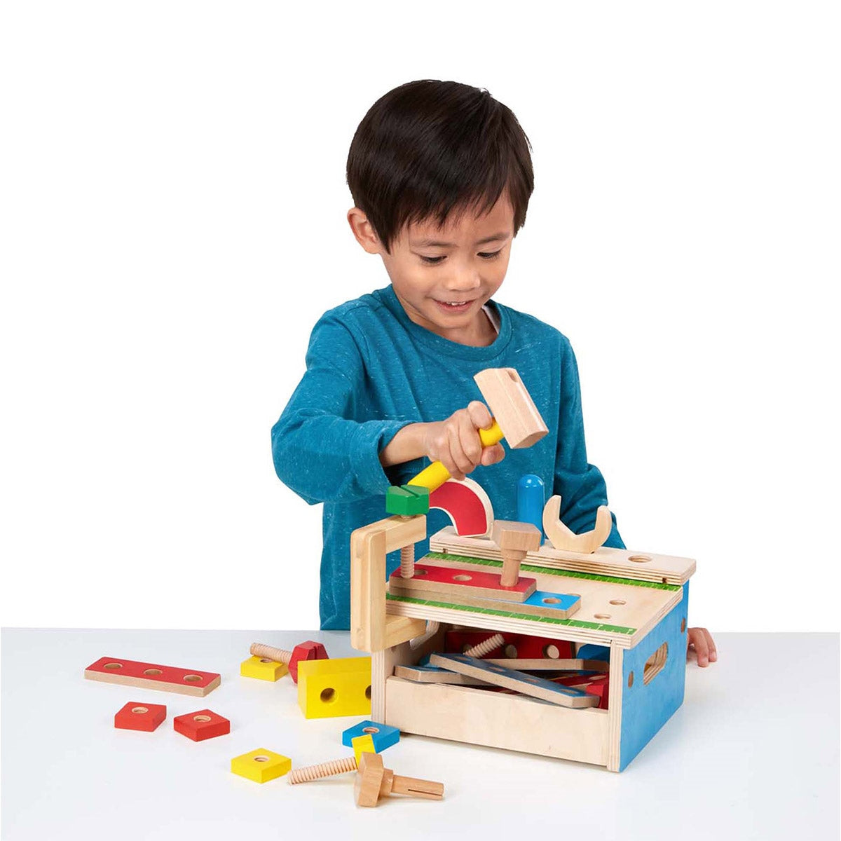 Melissa & Doug Hammer & Saw Tool Bench Playset