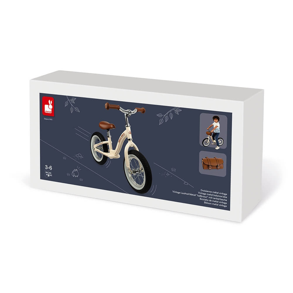 Janod Metal Vintage Bikloon Balance Bike