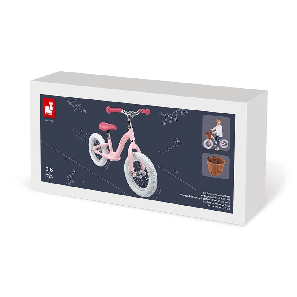 Janod Metal Vintage Bikloon Balance Bike