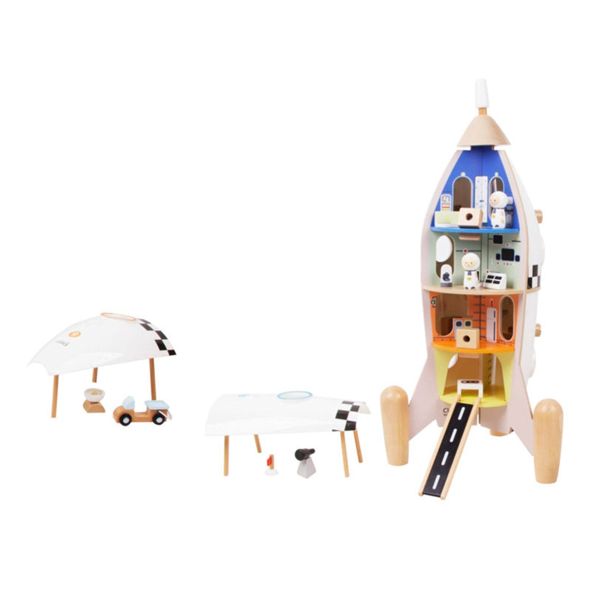 Classic World Wooden Rocket Ship Children's Toy