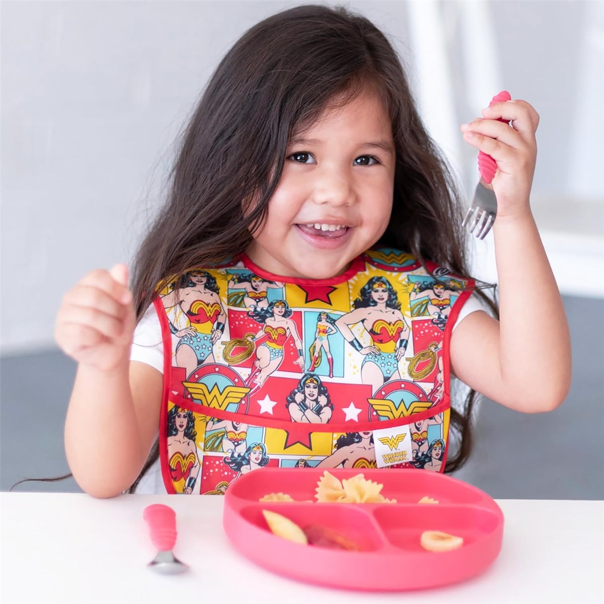 Bumkins SuperBib 2-Pack - Wonder Woman Design