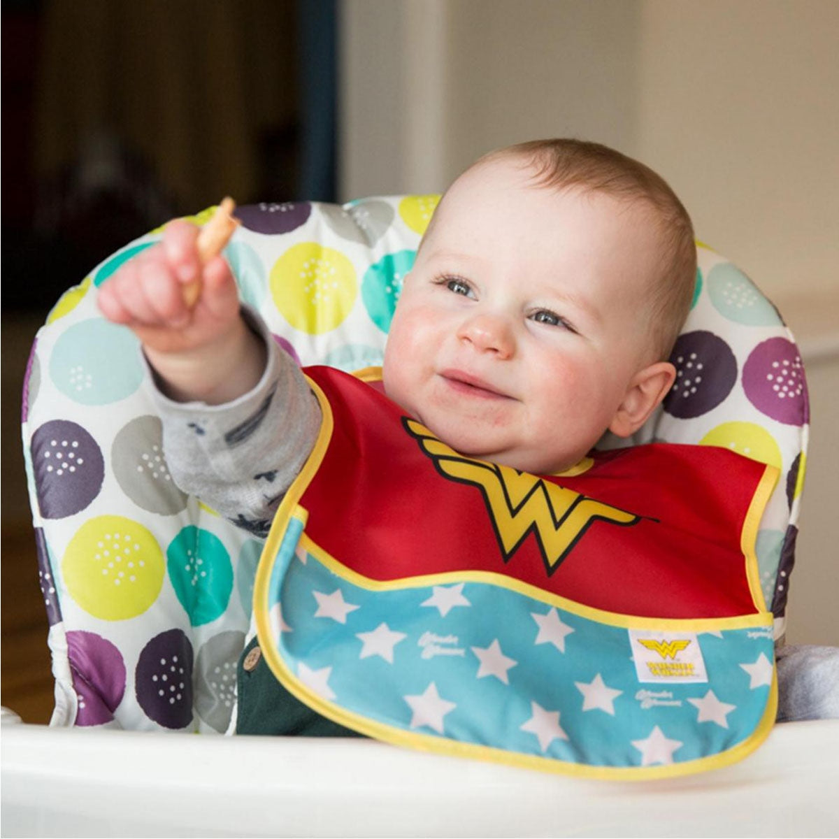 Bumkins SuperBib 2-Pack - Wonder Woman Design