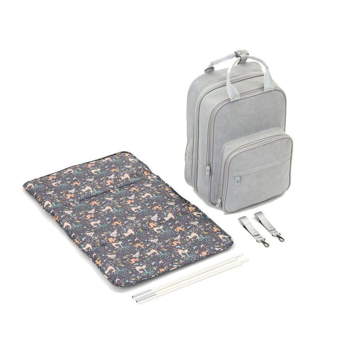 Bizzi Growin 2-in-1 Travel Bag & Baby Crib Vegan Leather - RucPOD ®