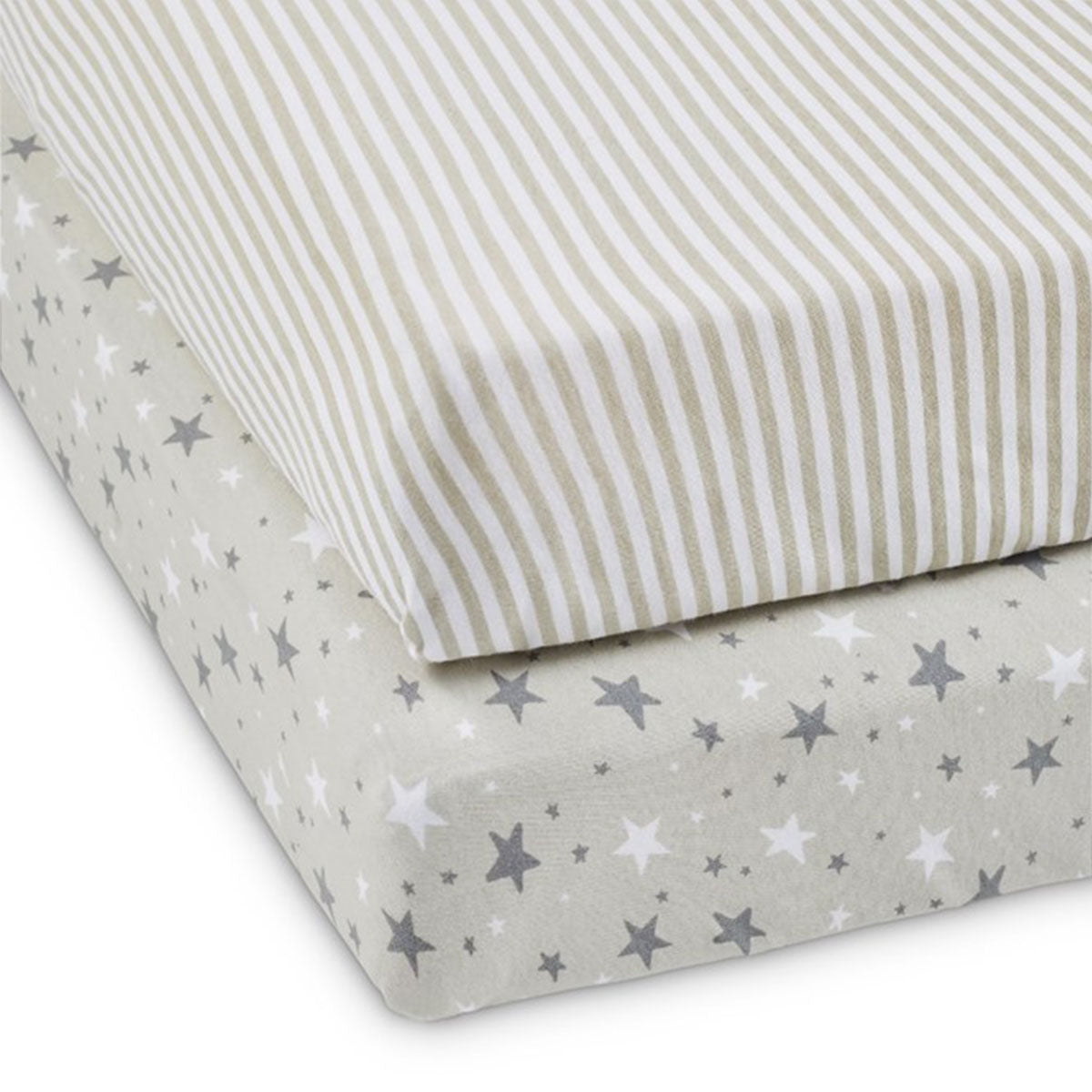 Ickle Bubba 2 Pack Fitted Cot Bed Sheets
