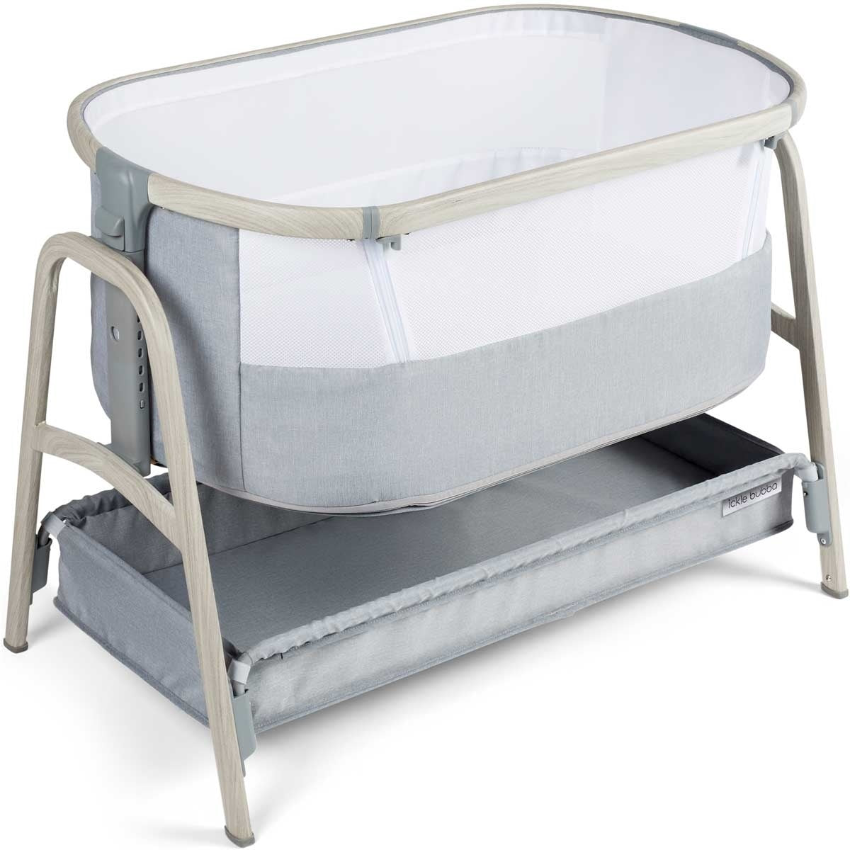 Ickle Bubba Bubba&Me Plus Bedside Crib Including 2 Sheets