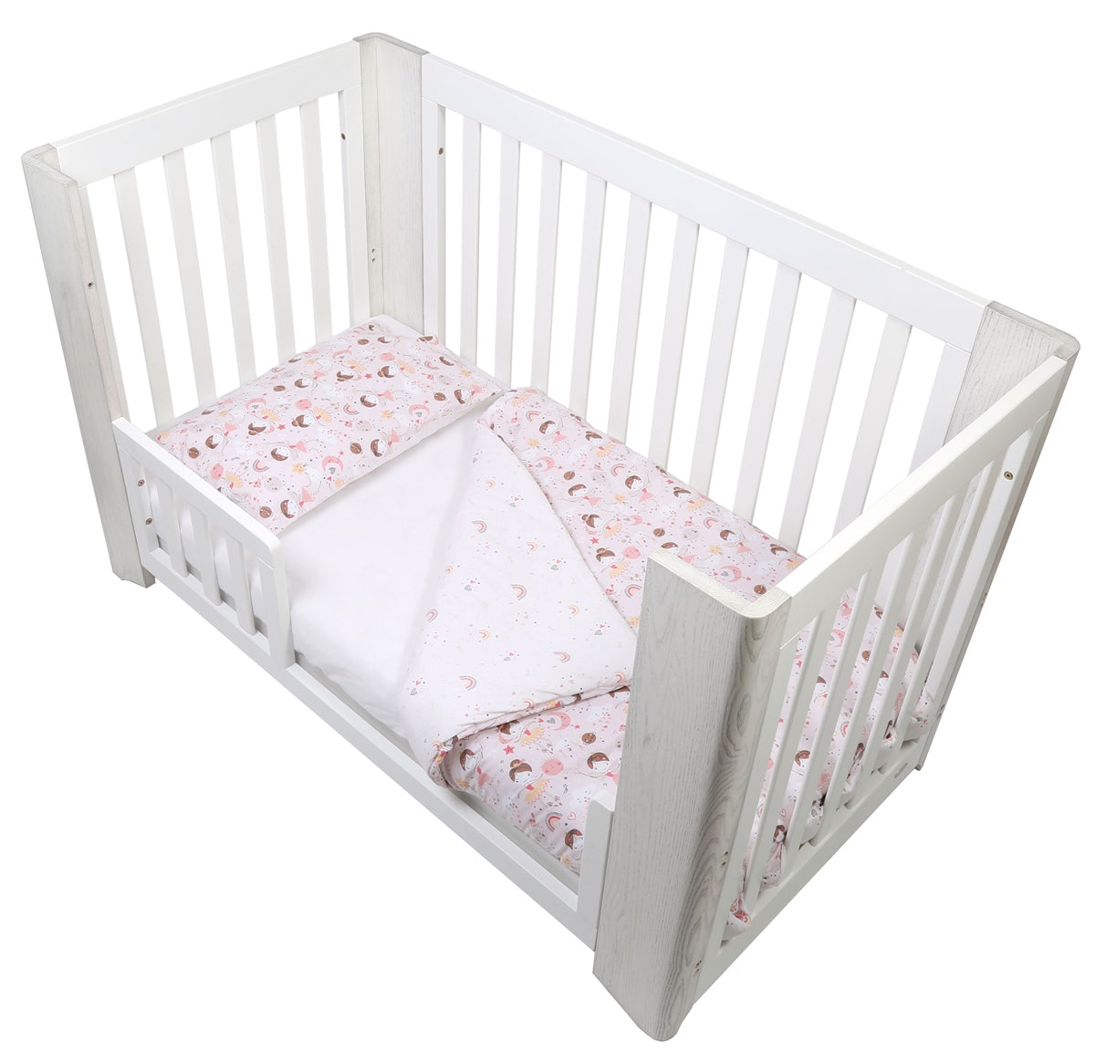 Forrest 3 Piece Reversible Cot Bed Set, Fairy