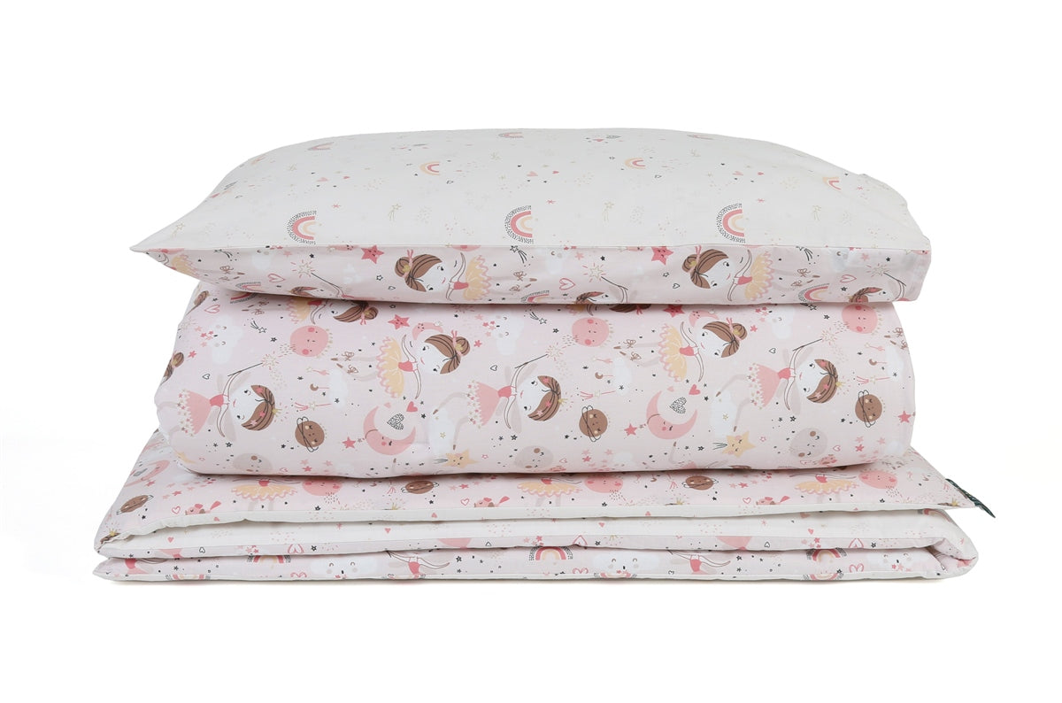 Forrest 3 Piece Reversible Cot Bed Set, Fairy