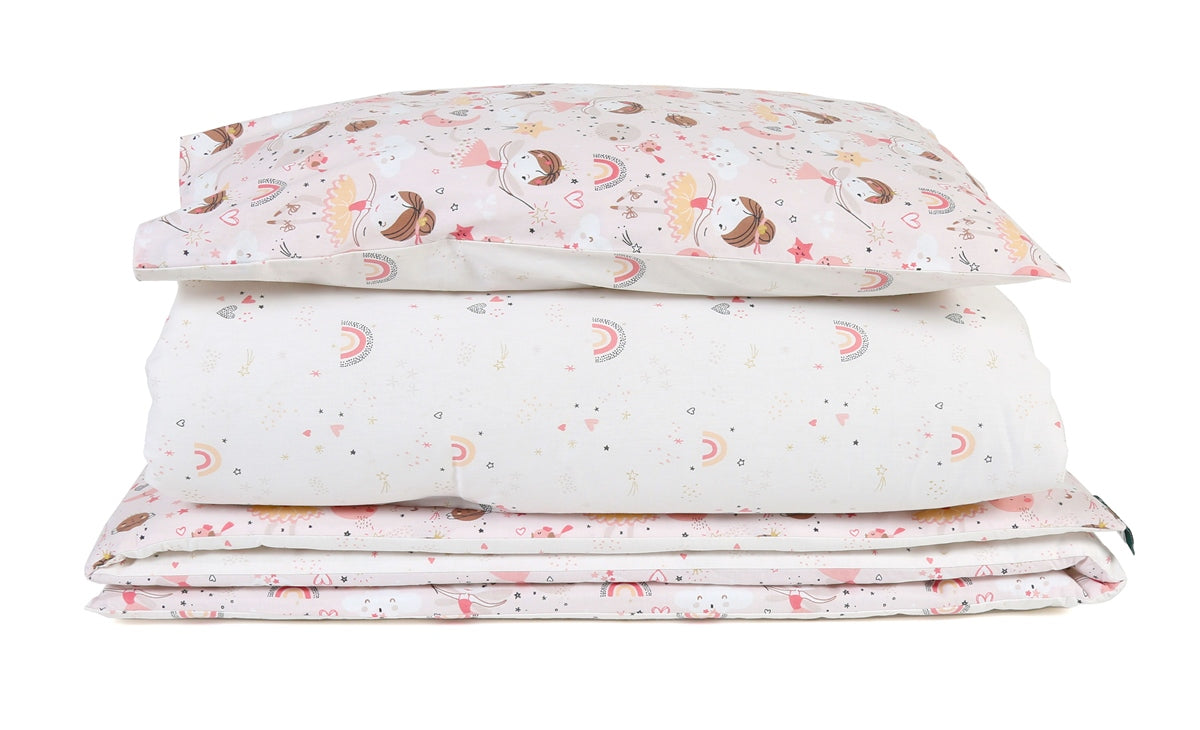 Forrest 3 Piece Reversible Cot Bed Set, Fairy