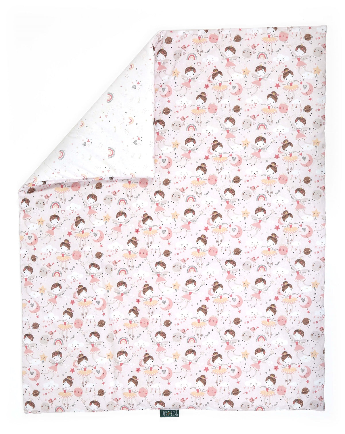 Forrest 3 Piece Reversible Cot Bed Set, Fairy