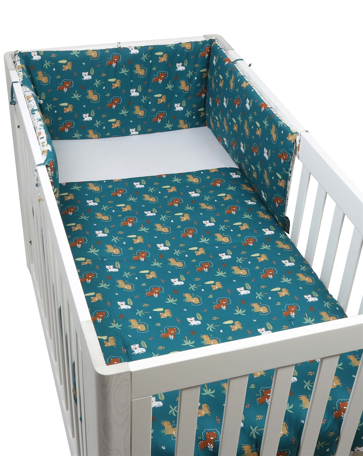 Forrest 3 Piece Reversible Cot Bed Set, Jungle
