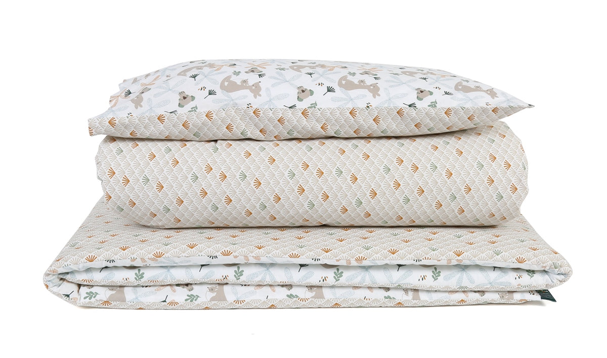 Forrest 3 Piece Reversible Cot Bed Set, Koalaroo