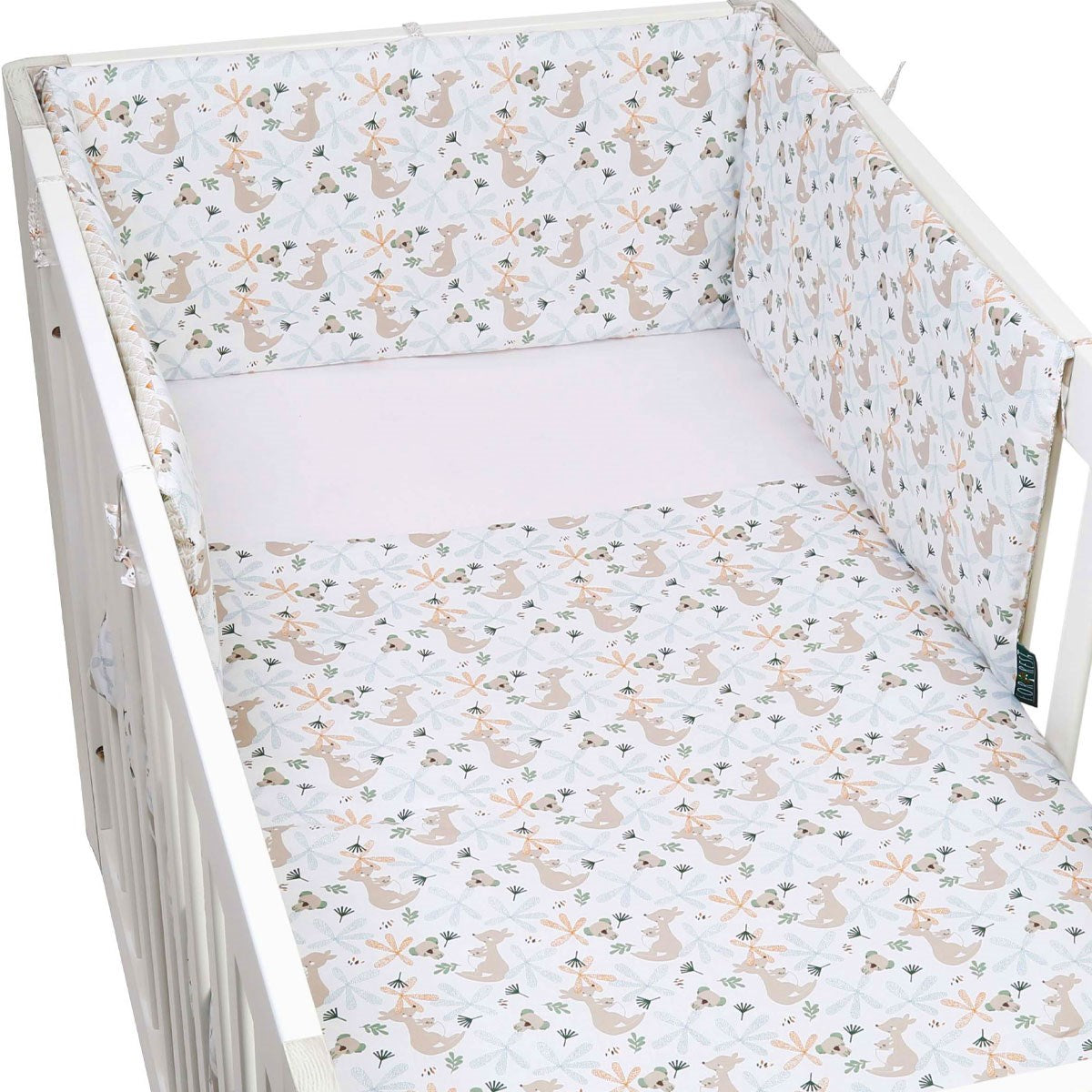Forrest 3 Piece Reversible Cot Bed Set, Koalaroo