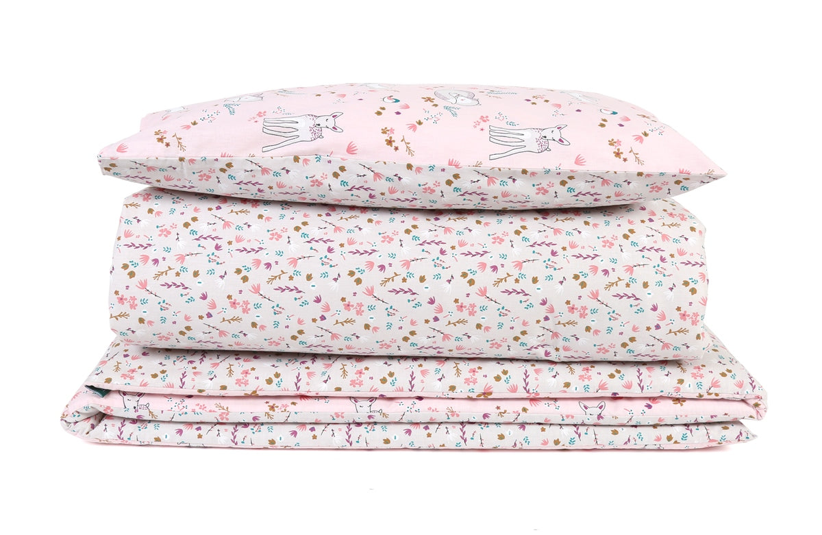 Forrest 3 Piece Reversible Cot Bed Set, Meadowland