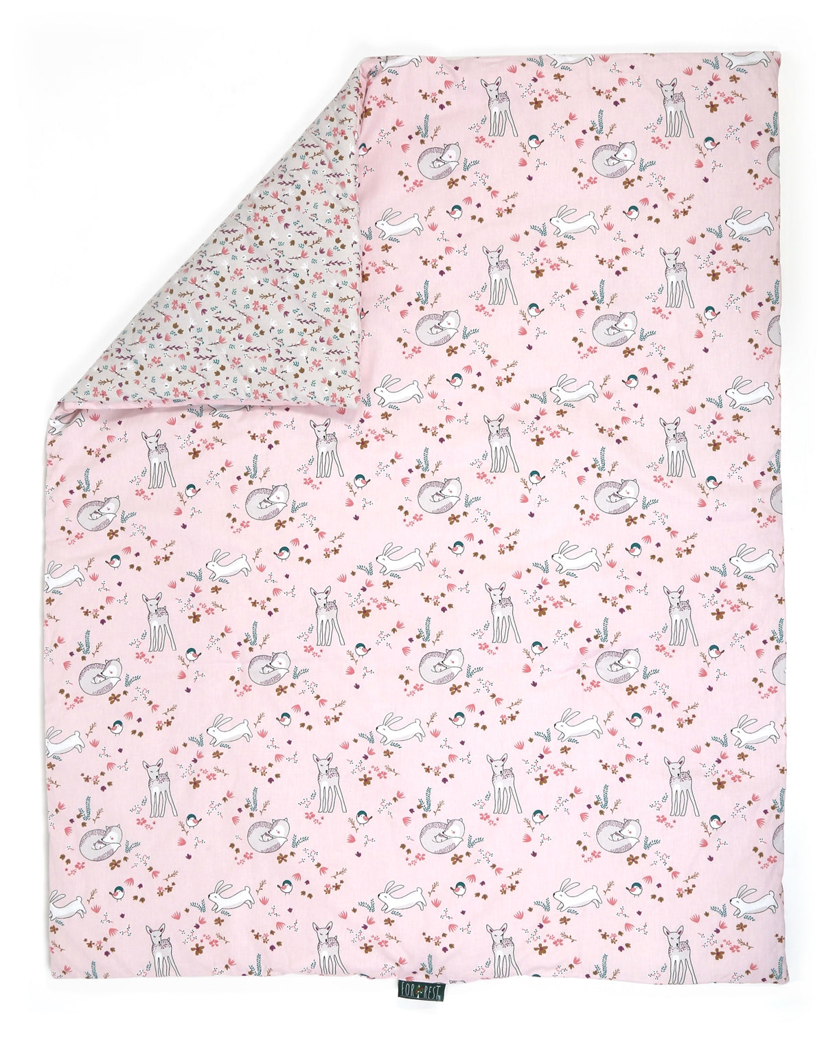 Forrest 3 Piece Reversible Cot Bed Set, Meadowland