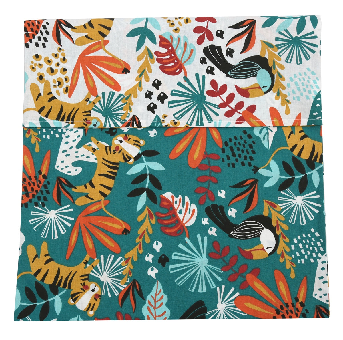 Forrest 3 Piece Reversible Cot Bed Set, Rainforest