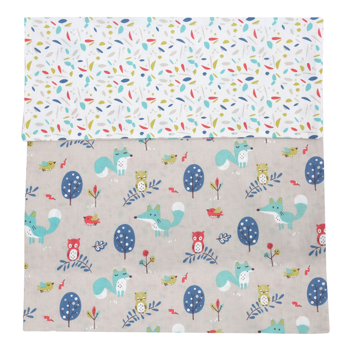 Forrest 3 Piece Reversible Cot Bed Set, Woody