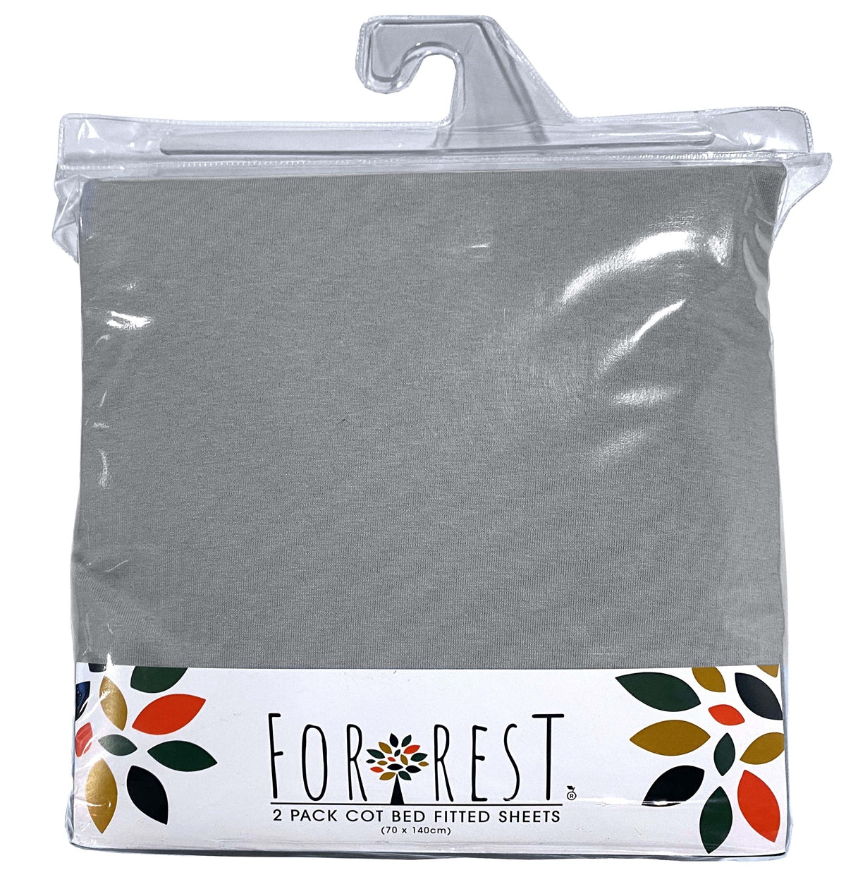 Forrest Cotton Fitted Sheets, Pack of 2, 140 x 70cm
