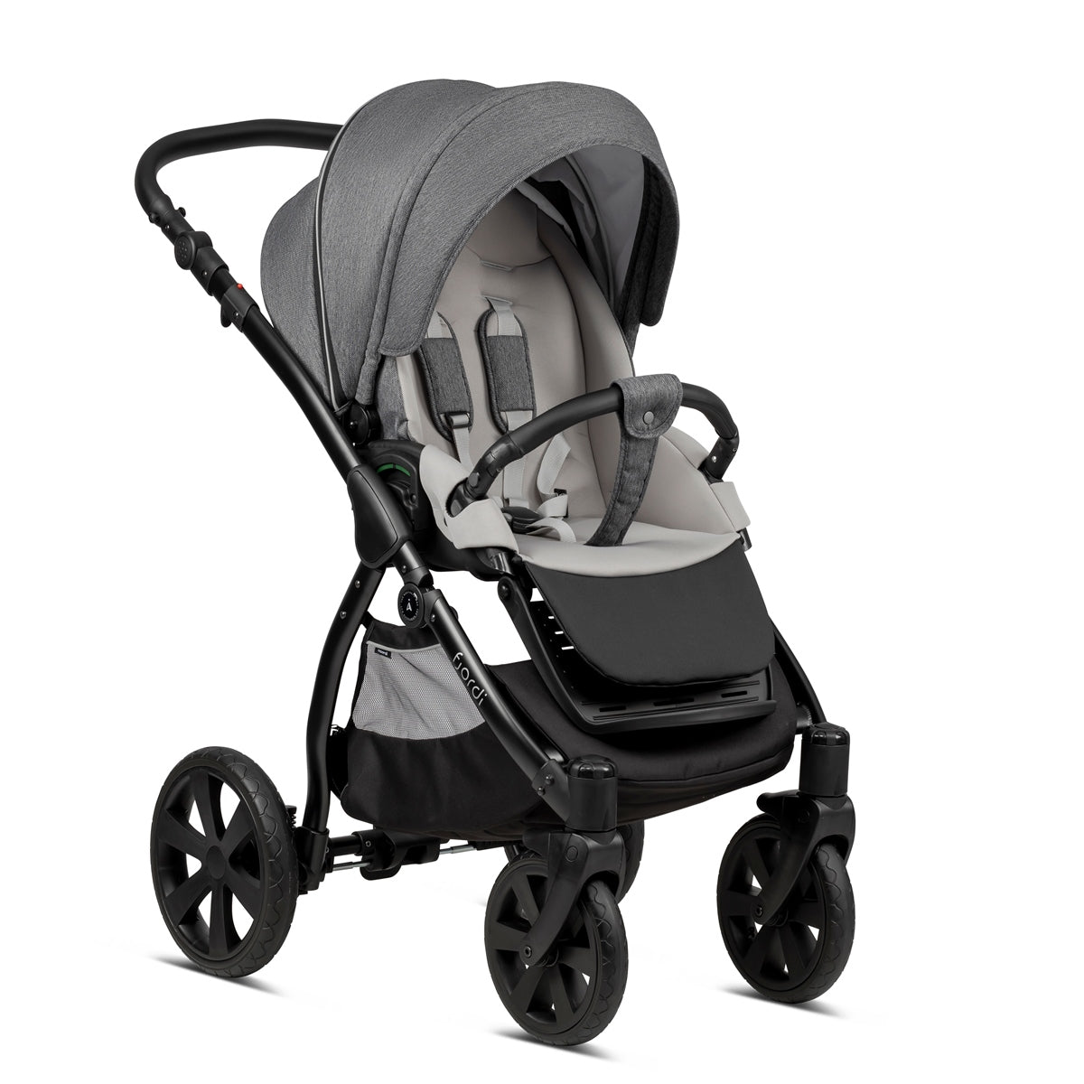 Noordi Fjordi 3in1 Luxury Travel & Nursery Bundle, Dark Grey