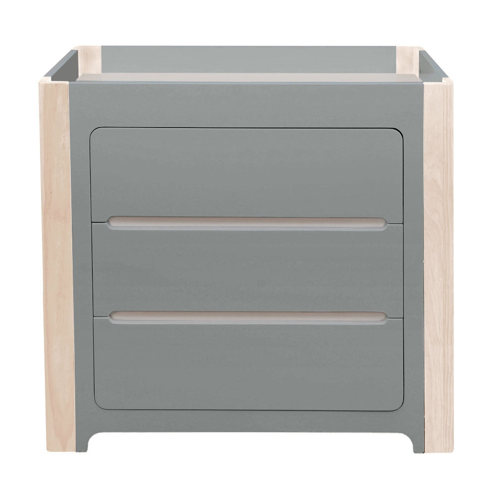 Cocoon Evoke 4in1 Cotbed + Change Area Dresser, Dove Grey