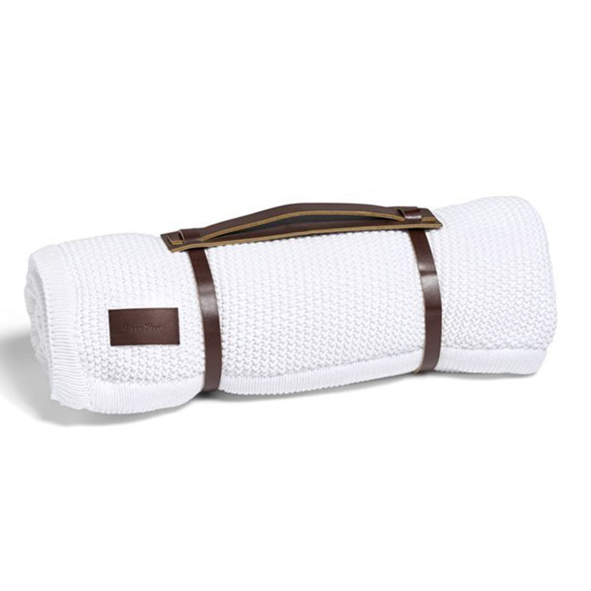 Little Green Sheep Organic Knitted Fleece Baby Blanket