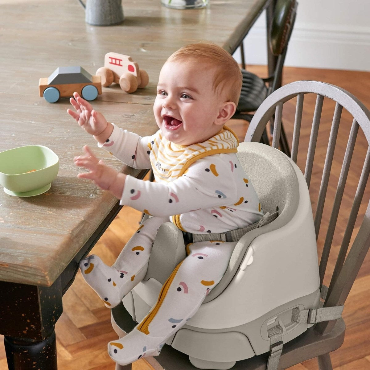 Mamas & Papas Bug 3-in-1 Floor & Booster Seat with Activity Tray