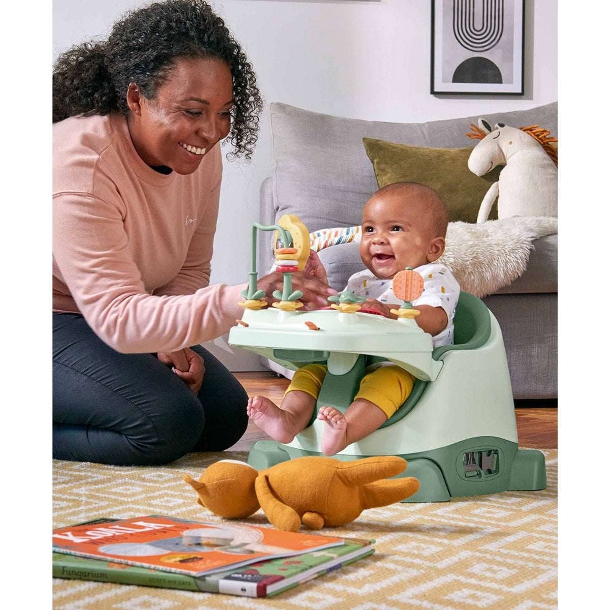 Mamas & Papas Bug 3-in-1 Floor & Booster Seat with Activity Tray