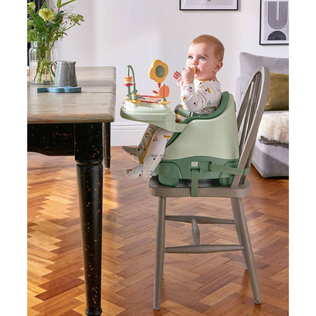 Mamas & Papas Bug 3-in-1 Floor & Booster Seat with Activity Tray
