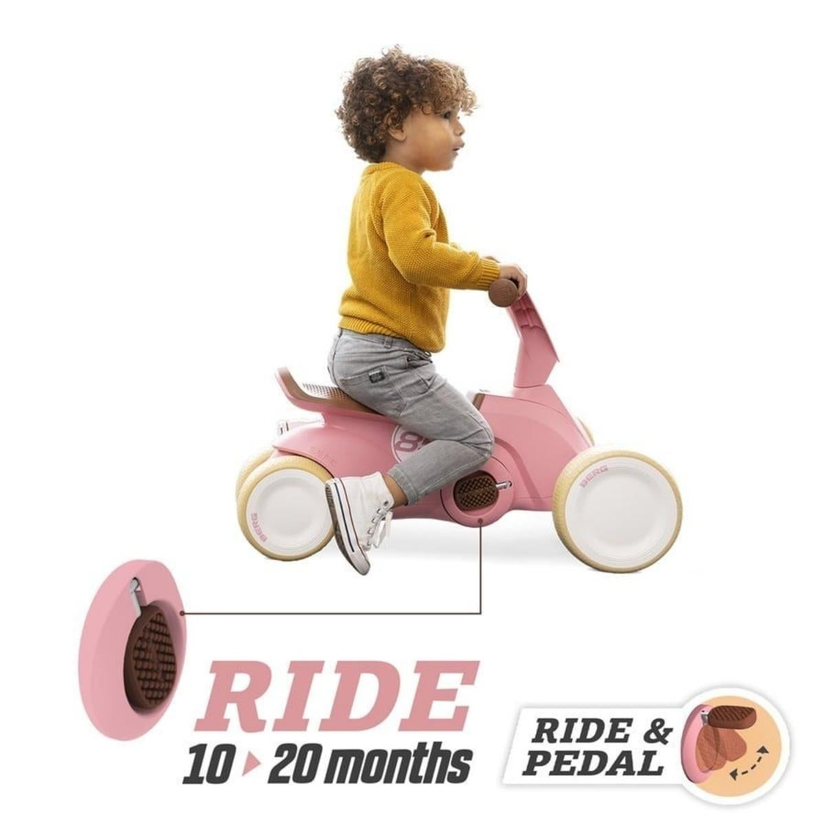 Berg Go² Retro Ride & Pedal Car
