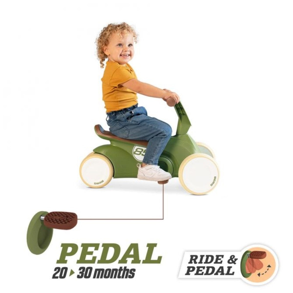 Berg Go² Retro Ride & Pedal Car