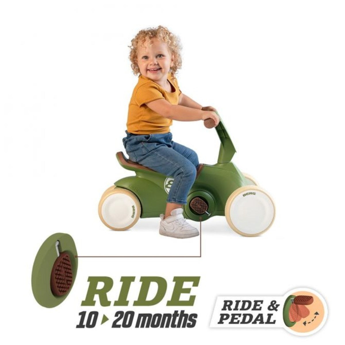 Berg Go² Retro Ride & Pedal Car