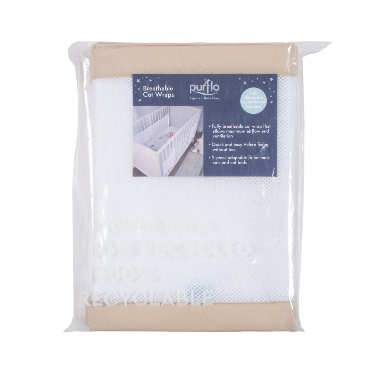 PurFlo Breathable Cot Wrap / Cot Bumpers