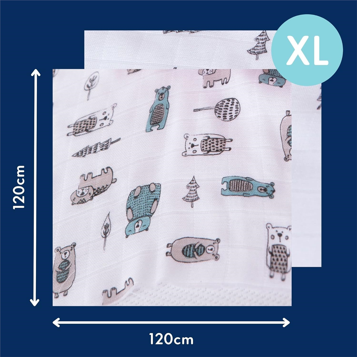 PurFlo 2 Pack Large Muslin Set