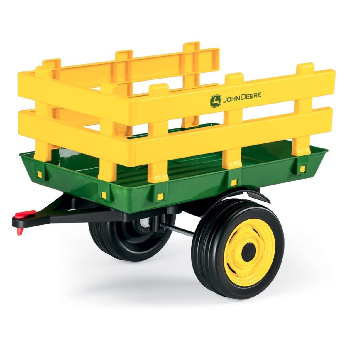Peg Perego John Deere Ground Loader 12 Volt + Stake-Side Trailer