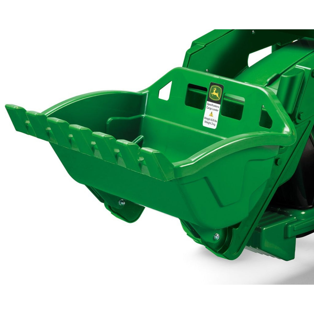 Peg Perego John Deere Ground Loader 12 Volt + Stake-Side Trailer