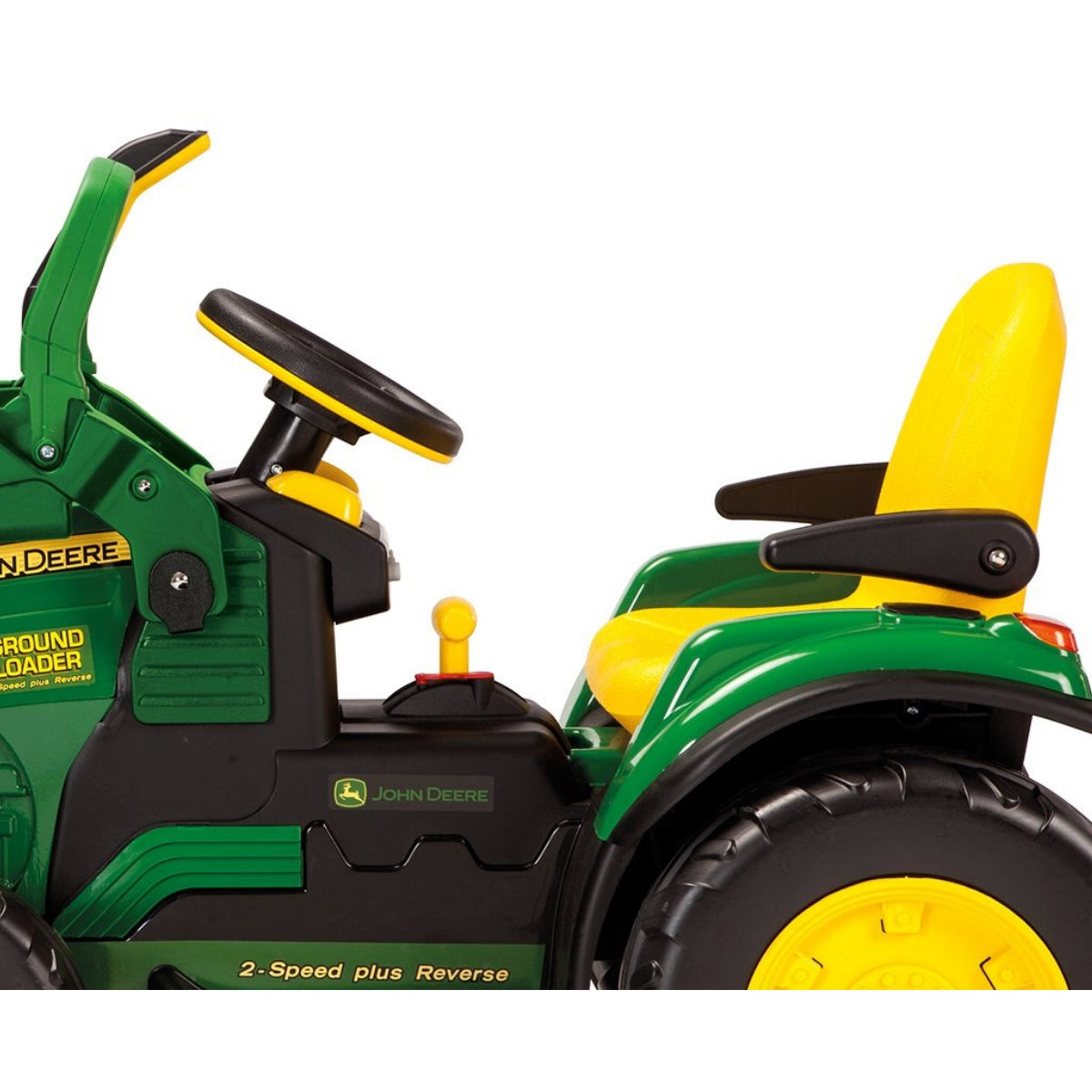 Peg Perego John Deere Ground Loader 12 Volt + Stake-Side Trailer