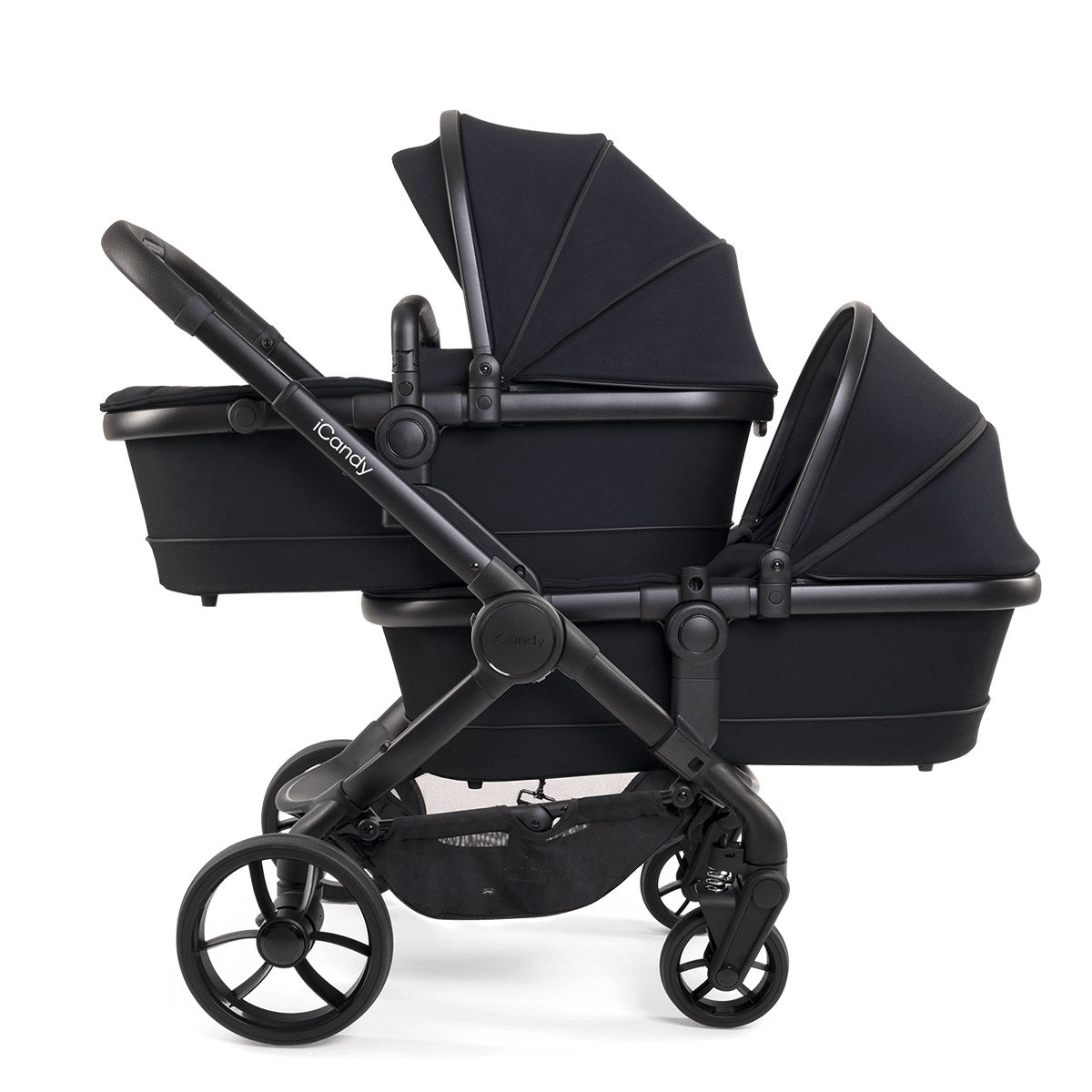 iCandy Peach 7 Combo Twin Pushchair, Black Edition