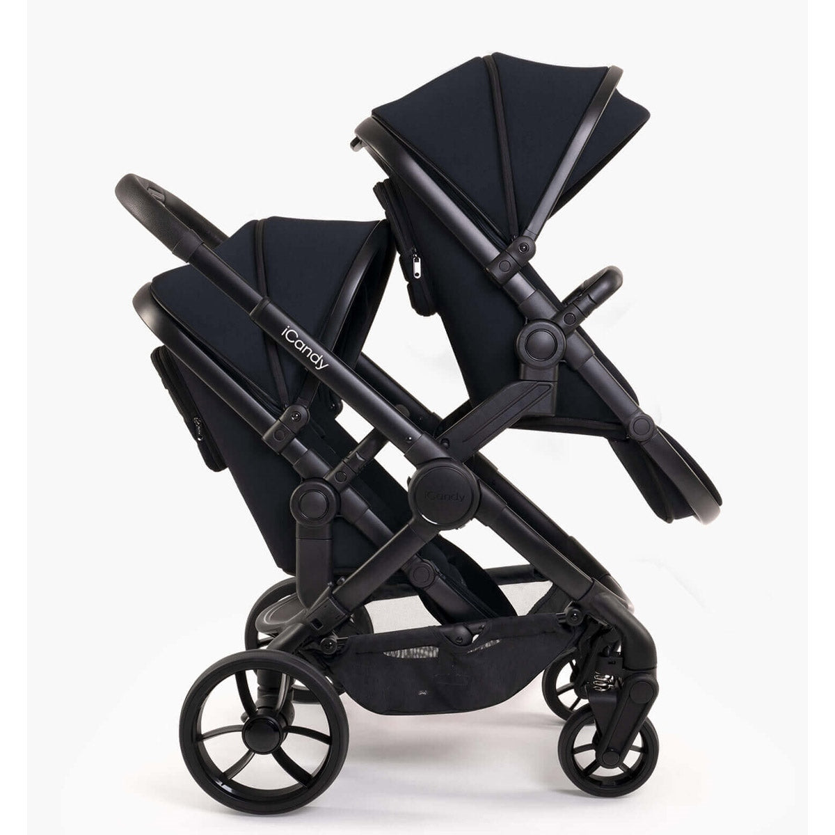 iCandy Peach 7 Combo Twin Pushchair, Black Edition