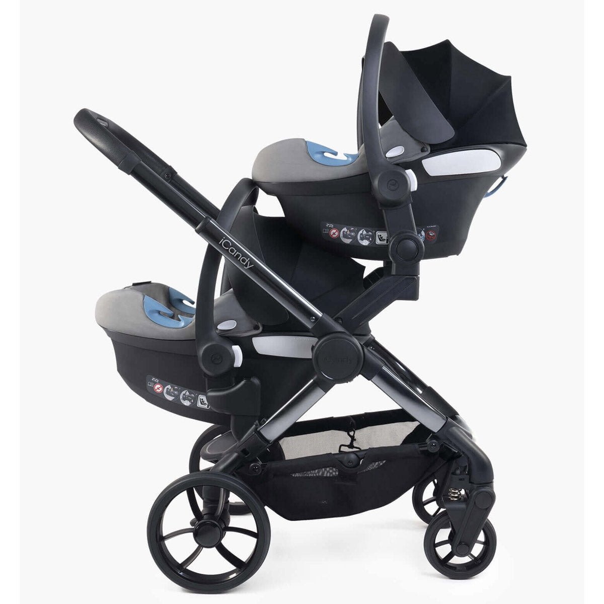 iCandy Peach 7 Combo Twin Phantom Pushchair, Truffle