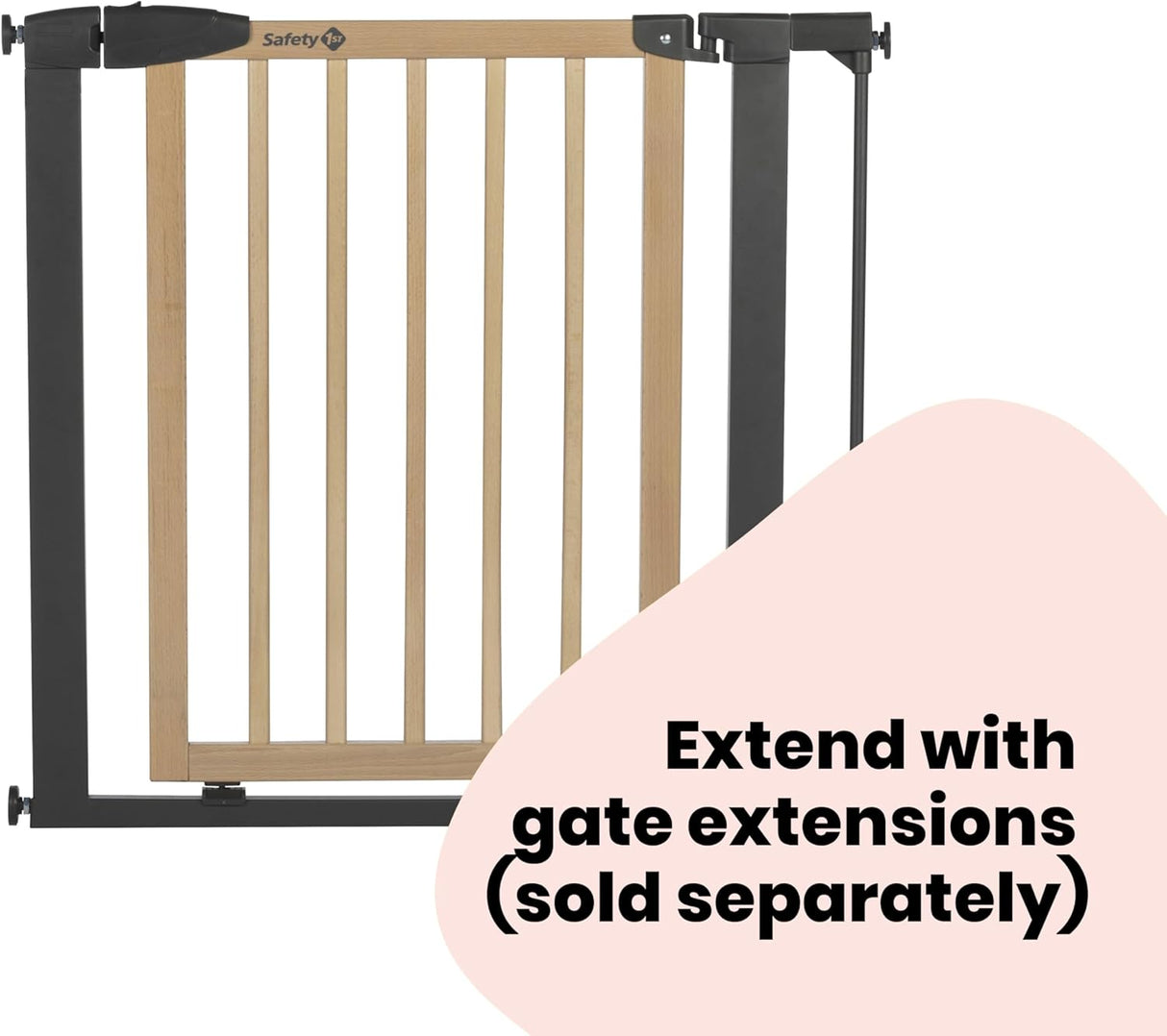 Safety 1st Simply Close Wood and Metal Safety Gate