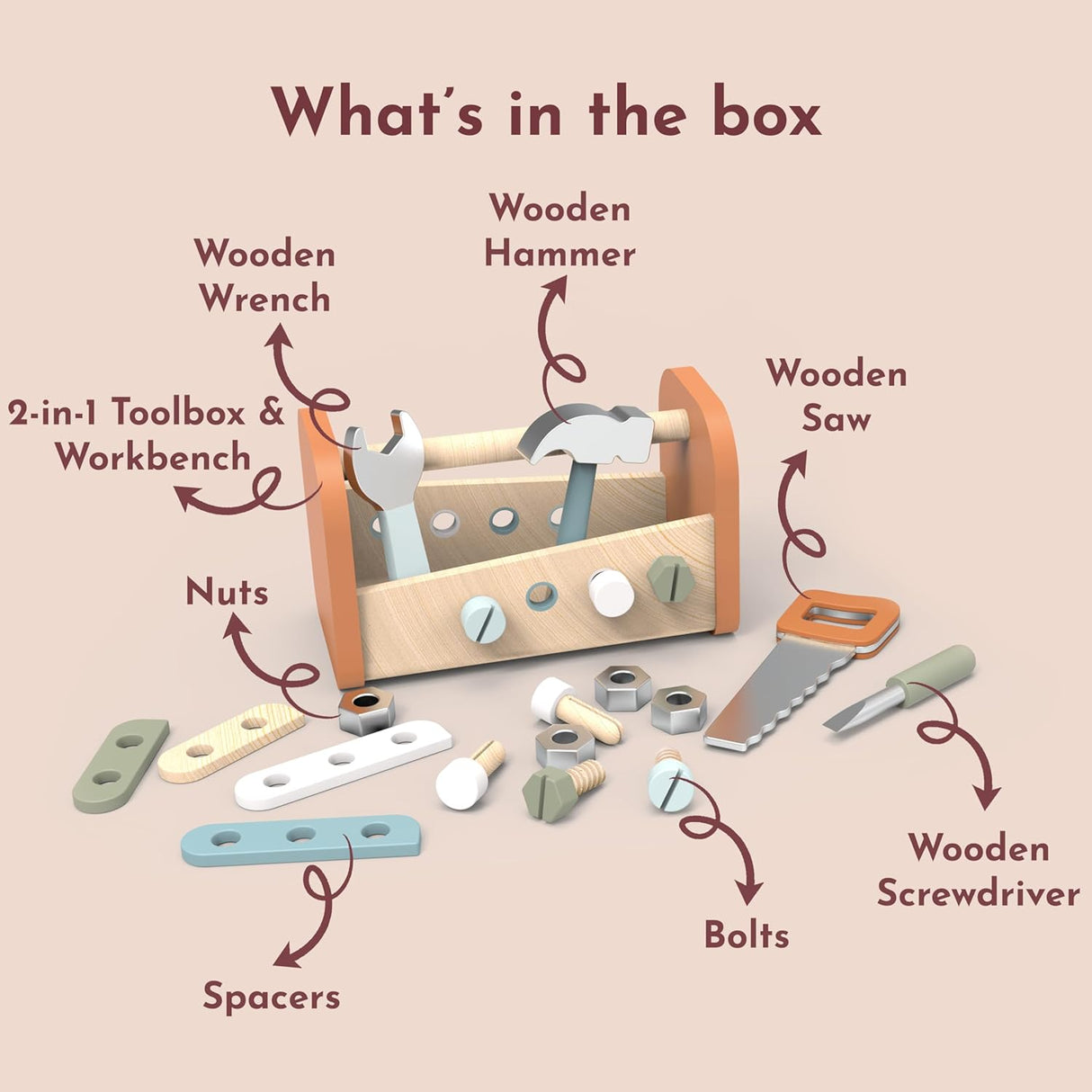Speedy Monkey Tool Box - Workbench (2 in 1)