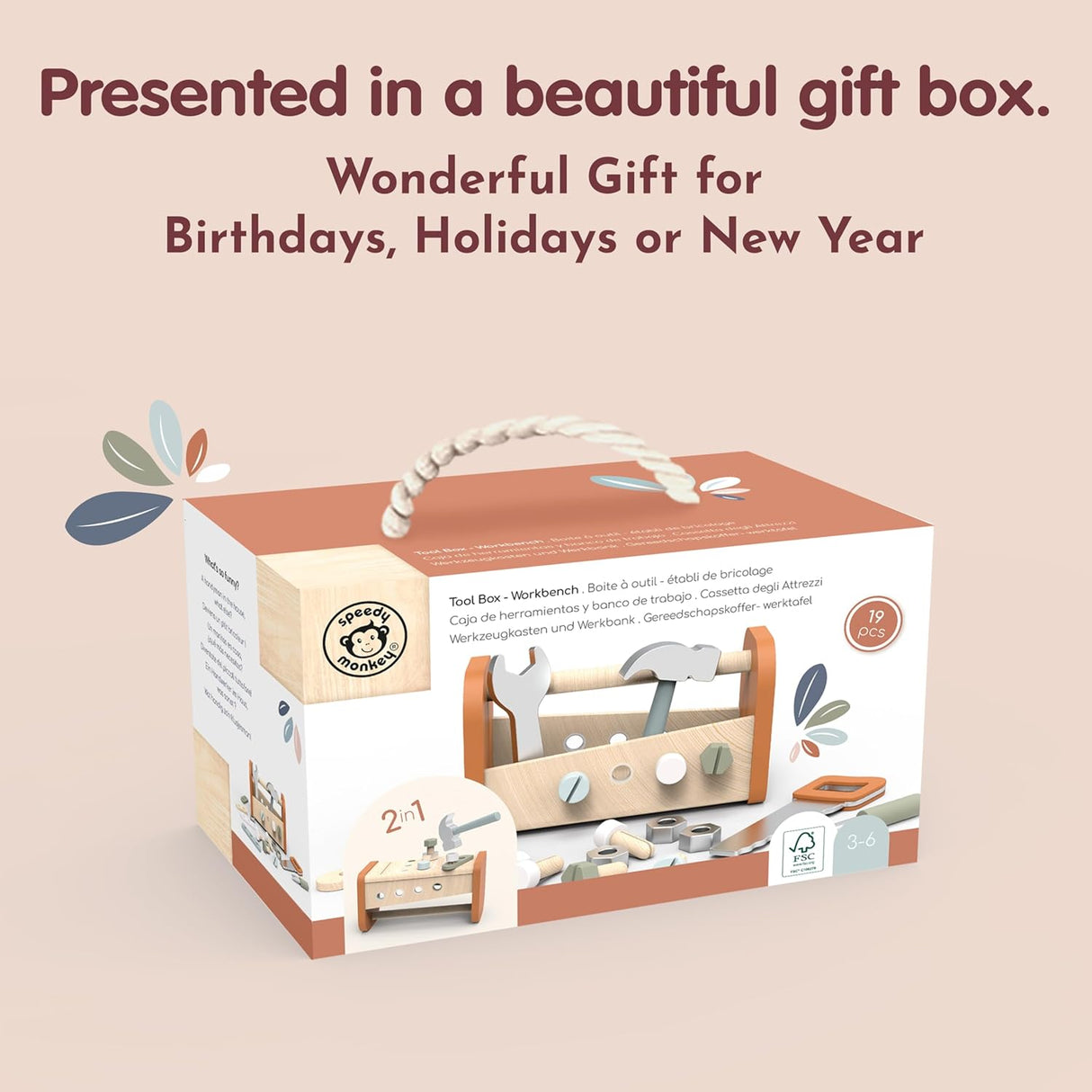 Speedy Monkey Tool Box - Workbench (2 in 1)