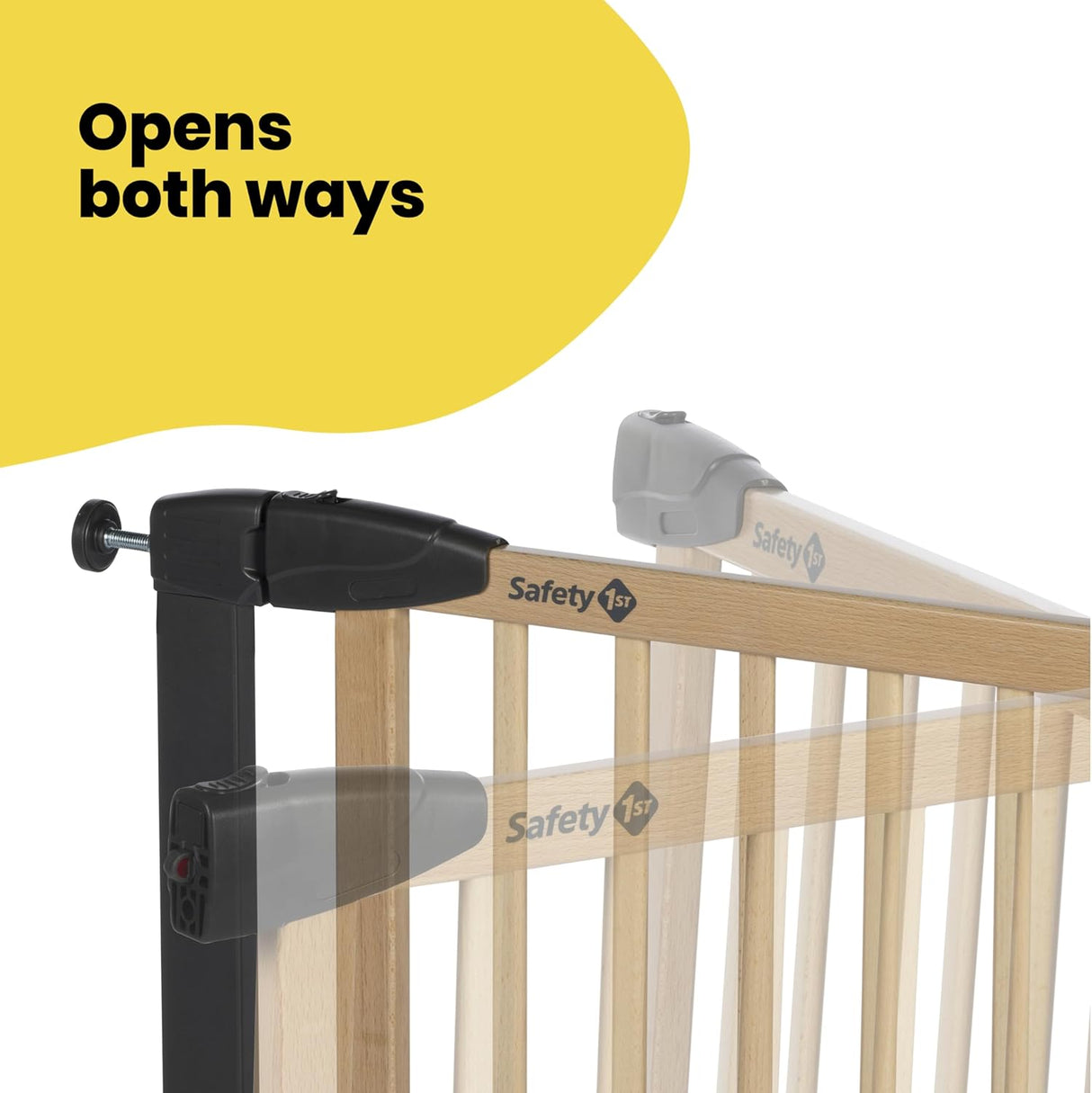 Safety 1st Simply Close Wood and Metal Safety Gate