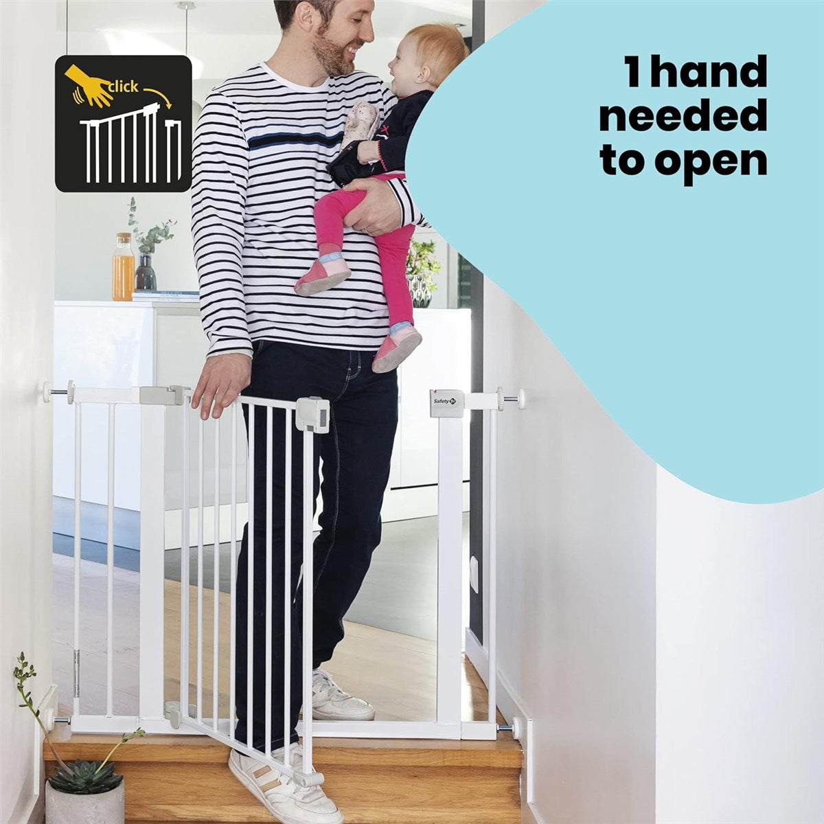 Safety 1st Auto Close Pressure Fit Safety Gate (73-80cm).