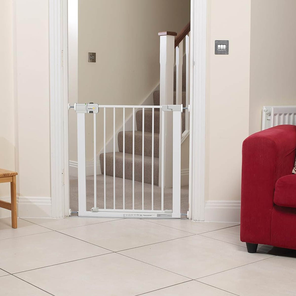 Safety 1st SecureTech Easy Close Metal Pressure Safety Gate (73-80cm)