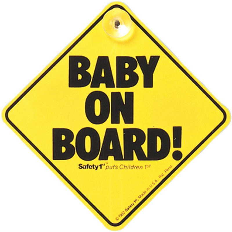 Safety 1st Baby on Board Sign